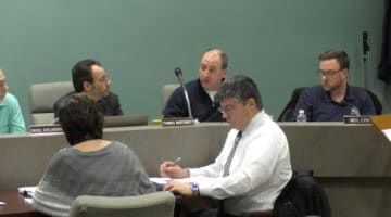 Councilman Joseph Verduci speaks at the March 2017 borough council meeting