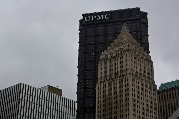 The UPMC headquarters in Downtown Pittsburgh