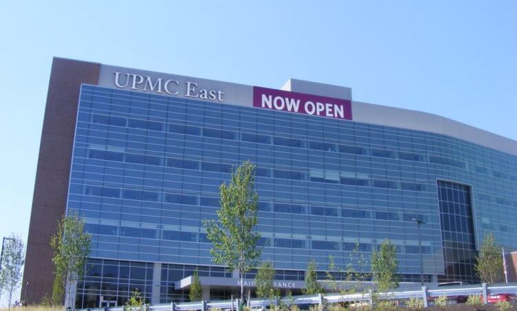 The UPMC East hospital in Monroeville