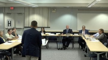 chartiers valley school board discusses construction issues during the oct. 10, 2017 meeting