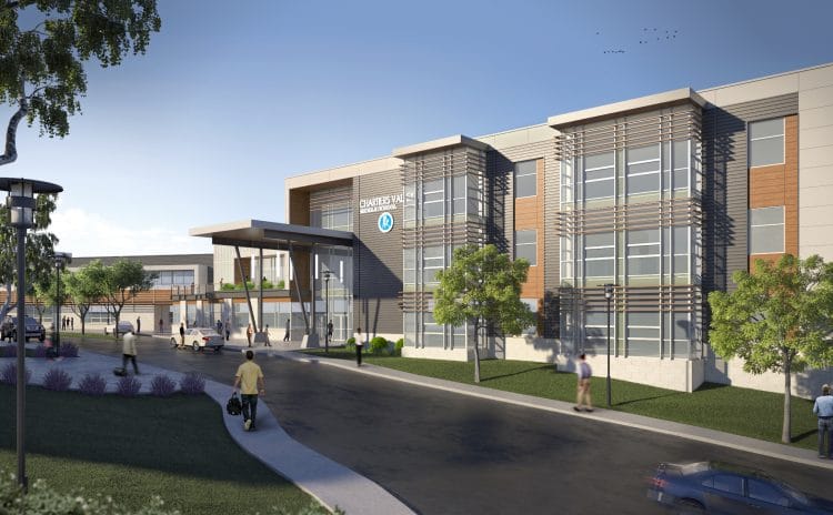 Artist rendering of Chartiers Valley Middle School. Photo via Chartiers Valley School District.