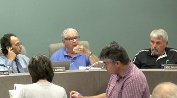 Bridgeville Borough Councilman Nino Petrocelli Sr. speaks during the Aug. 13, 2018 council meeting.