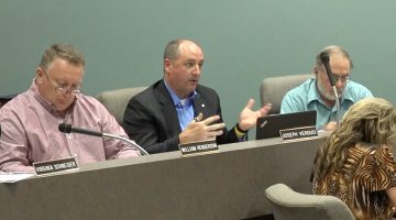 Bridgeville councilman Joe Verduci addresses the borough financial situation following the June 20, 2018 floods.