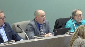 Councilman Joe Verduci presents details of the 2019 Bridgeville Borough Budget